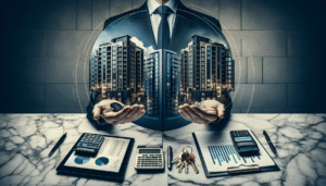 Representação visual da diferença entre gestão operacional e contabilidade técnica em condomínios.